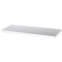 mensola bianca rettangolare ripiano in legno mensole 40x20x1,8 cm