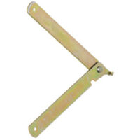 ASTE SNODATE FERRO ZINCATO MM. 250 DESTRE. Prezzo per 1 pezzo.