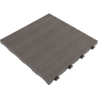 PAVIMENTO IN PP 40X40X2,5 CM E40 LM EFFETTO LEGNO 6 PZ