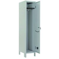 Prometal armadio armadietto spogliatoio in lamiera ad un 1 posto cm36x35x179h chiusura con serratura