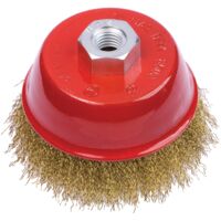 Spazzola a tazza mm.100 m14