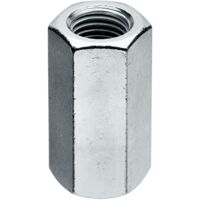 MANICOTTO ESAG. LUNGO ACCIAIO ZINCATO MA 8 X MM.40. Prezzo per 1 pezzo.