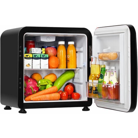 Compact Freestanding Refrigerator Table Top Mini Fridge & Cooler W