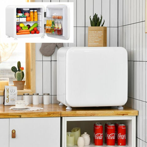 Portable Small Refrigerator Cooler Or Warmer, 6 Liter Mini Fridge With  Lighted Glass