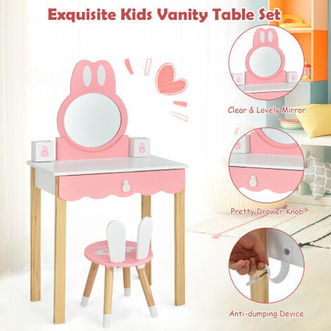 Kids play sales makeup table