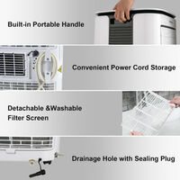 3-in-1 Portable Air Conditioner 9000BTU Multi-function Air Conditioner