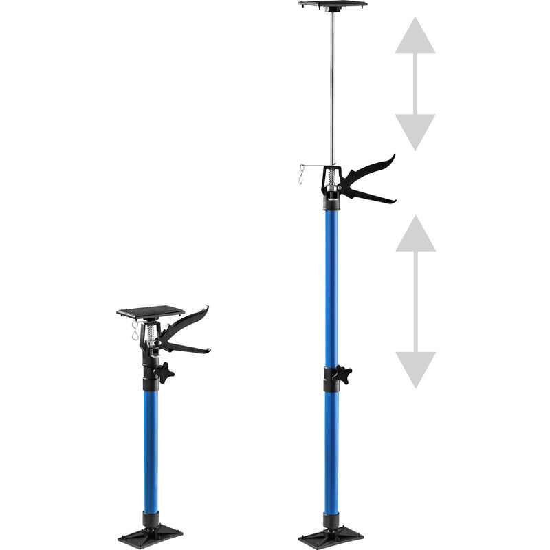 4 puntales, altura ajustable, 115 - 290 cm, dispositivo tensor y destensor  comprar online barato