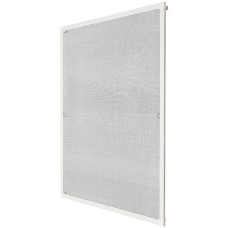 Mosquitera para ventana marco magnético color blanco - 120 x 120cm –