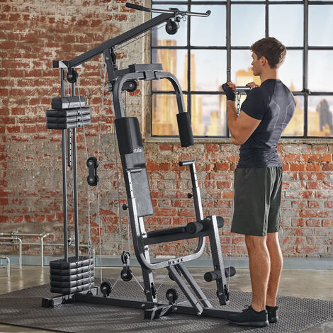Máquina Multiestación Home Gym con módulo de banco para sentadillas - máquina  de gimnasio, máquina multipower, banco
