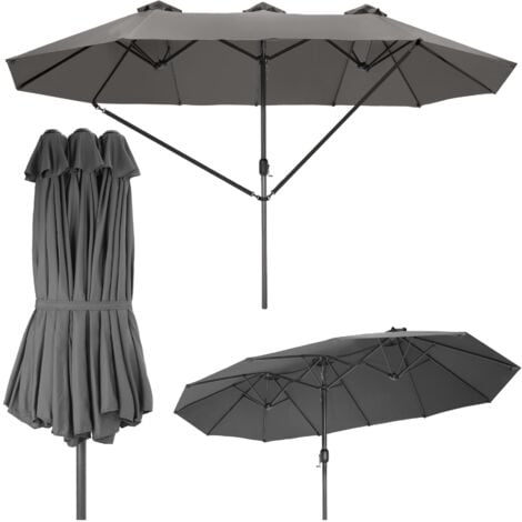 Sombrilla Silia 460 x 270 cm - sombrilla doble, de jardín, parasol de patio