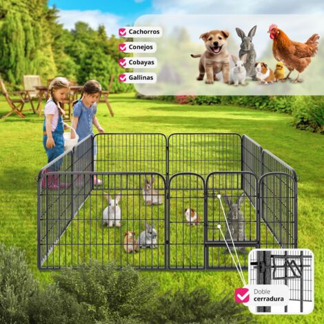 Parque infantil para cachorros Carola - parque circular para perros,  accesorios para criar mascotas en casa, parque