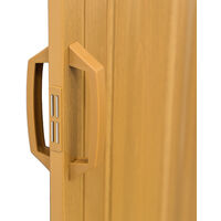 Puerta plegable corredera - puerta plegadiza para casa, puerta corrediza moderna ajustable, puerta de acordeón para cocina - arce