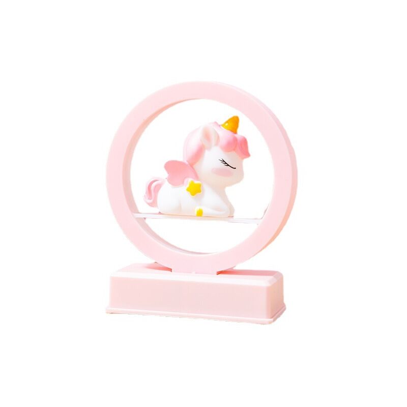 TRIO Unicorn Night Light con luz LED - Regalo de cumpleaños para niños Cumpleaños rosa