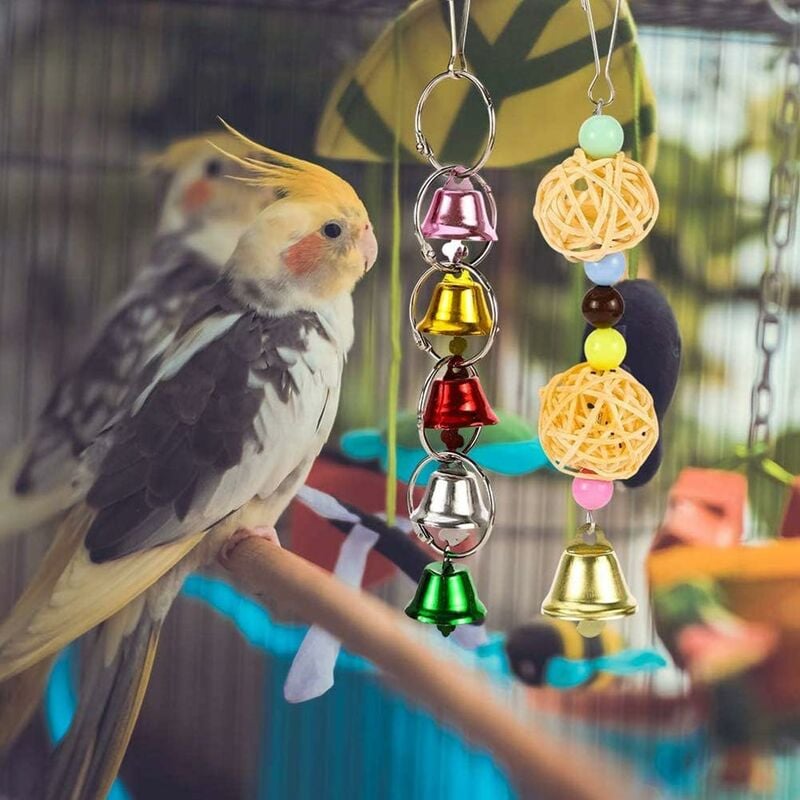 Triumph 5 piezas Bird Toy Parrot Chew Toy Set