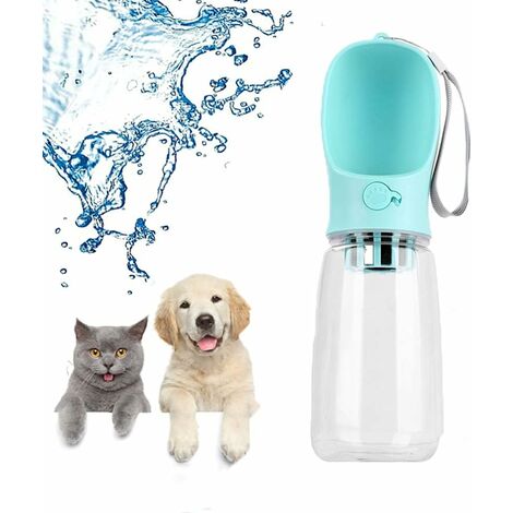 Botella de agua para perros, dispensador de agua portátil para perros y gatos, a