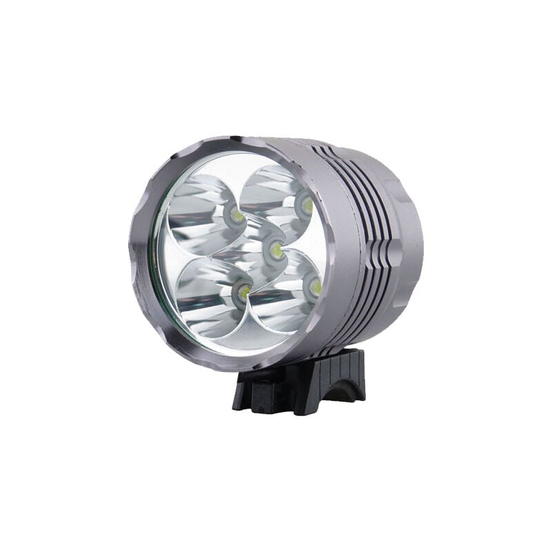 Luz delantera para bicicleta CREE XM-L T6 5 LED con batería recargable de 6000LM