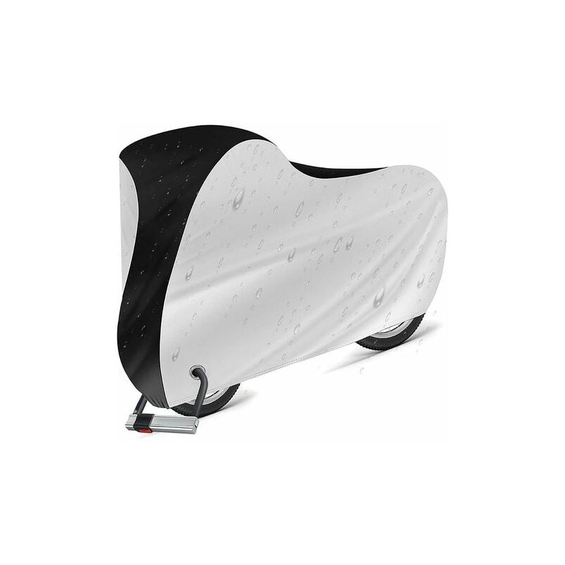 Cubierta para Bicicleta, Cubierta Impermeable para Bicicleta Cubierta Impermeable para Bicicleta Protección UV a Prueba de Polvo Cubierta para Lluvia para Bicicleta para MTB y Bicicleta de Carretera (sin Bloqueo) 200X70X110cm