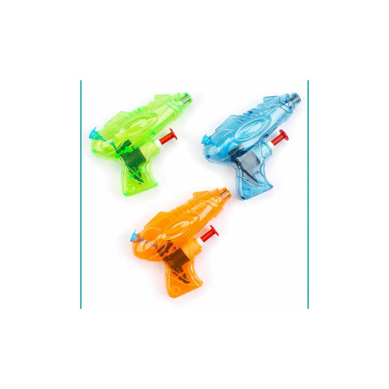 Pistolas de agua, 9 piezas Pistola de agua pequeña transparente, Pistola de agua pequeña, Pistola de agua para niños y adultos Pistola de chorro de agua Pistola de juguete de agua de playa pequeña (9 piezas)