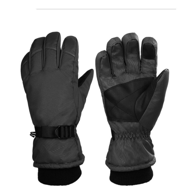 Betterlife Guantes de esquí Guantes cálidos de invierno Guantes para exteriores Guantes antideslizantes a prueba de viento Correr Deportes Bicicleta de montaña Escalada Guantes de senderismo, hombres y mujeres disponibles Negro (Talla L)