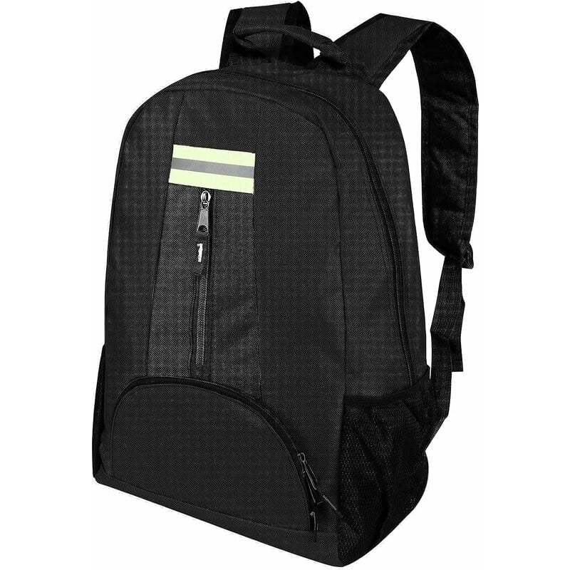 Bolsa de herramientas para electricista, mochila para herramientas resistente, organizador de mochila para herramientas con múltiples bolsillos, mochila de trabajo compatible con Klein, herramientas HVAC, herramientas CLC (negro) 13Thirteen