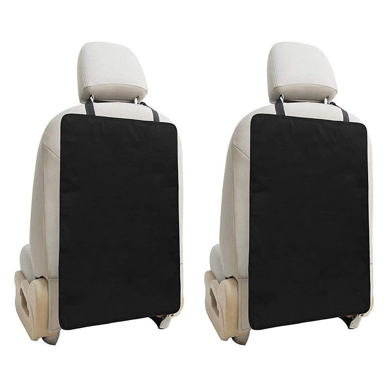 BR-Vie Protector de asiento de coche de 2 piezas, la mejor protección para asientos de coche (negro)