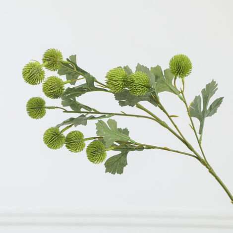 Fruta artificial pequeña hortensia bola de cono de pino decoración del  hogar flores artificiales plantas verdes (
