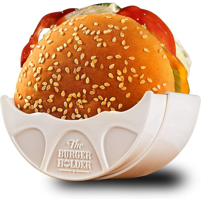 Original Burger Holder - Zero Waste Burger Wrap - Accesorio de cocina ecológico - Reutilizable Food Wrap - Fantástico regalo para hombres - Sin BPA y lavable a máquina