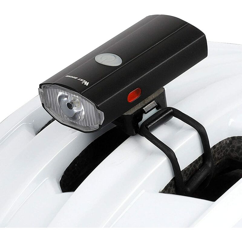 Luz de casco de bicicleta recargable por USB delantera y trasera con luz lateral de bicicleta LED resistente al agua, luz delantera y luz trasera para bicicleta de carretera MTB