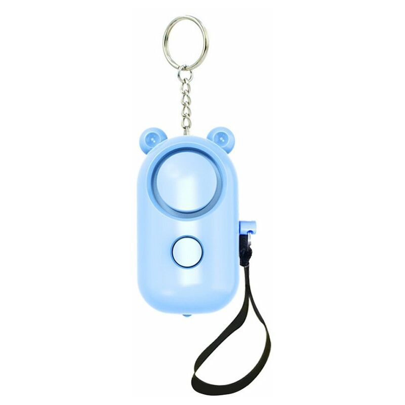 Alarma personal de sonido seguro, 1 paquete de sirena de 130 dB, llavero de alarma de seguridad personal con luces LED, alarma de seguridad de emergencia para mujeres, hombres, niños, estudiantes, ancianos