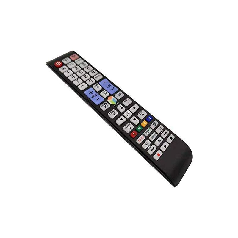 Mando a distancia universal para Samsung TV El mando a distancia se adapta a todos los televisores inteligentes Samsung LED HDTV con botón Netflix Amazon y mando a distancia Samsung retroiluminado – No necesita configuración