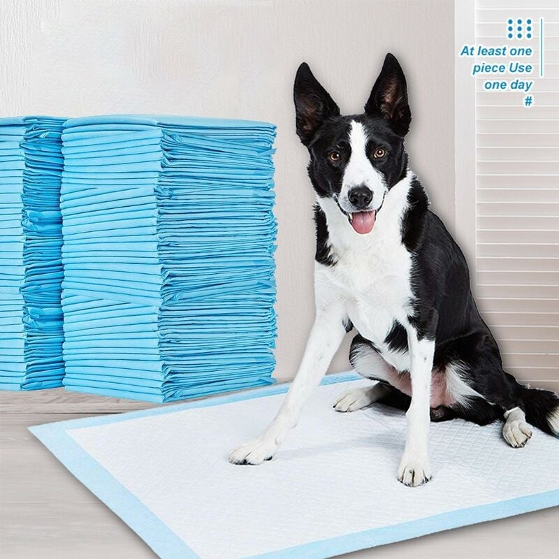 Pañal absorbente para mascotas, almohadilla para pañales para entrenamiento de perros, almohadilla para pañales saludable desechable, almohadilla para jaula para pañales para gatos y perros, suministros para mascotas, 50 unids/set: 45x60cm