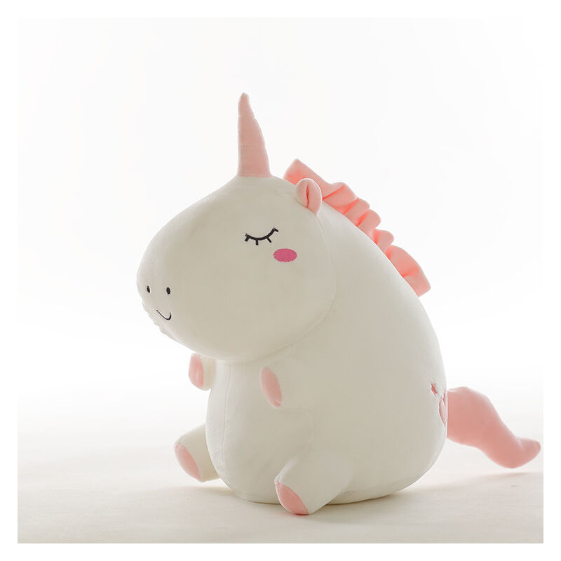 Mu?eco de peluche de unicornio de 25 cm, juguete de peluche de animales de peluche, juguetes para bebés, acompa?a al bebé, blanco