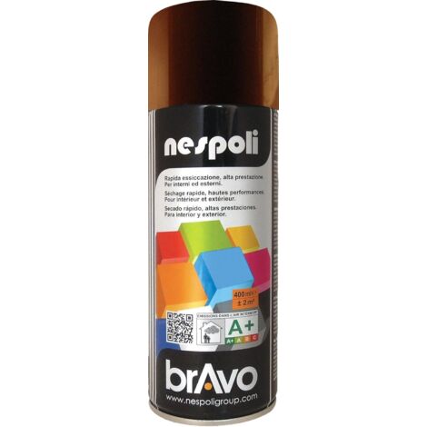 BOMBE PEINTURE AEROSOL PROFESSIONNELLE BRUN CHOCOLAT 400 ML