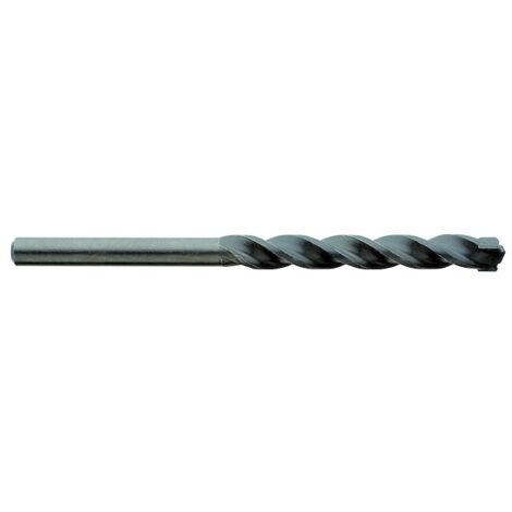 Diager – Foret béton 3 taillants diamètre 6 mm – Longueur utile 60 mm – Pointe de centrage 130° – Gorges d’évacuation 3 pour perçage efficace