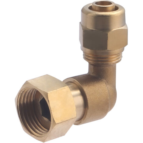 Coude femelle écrou libre à compression pour tube PER NOYON & THIEBAULT Ø12 - F15x21 (1/2)