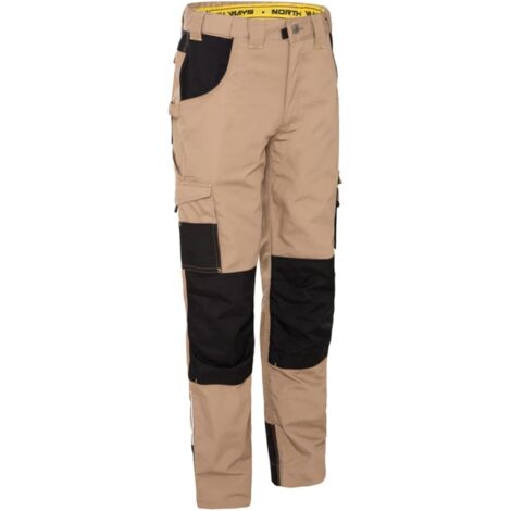 ADAM PANTALON DE TRAVAIL 1204 Beige , Noir 36