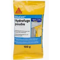 Additif imperméabilisant béton et mortier SIKA SikaCem Hydrofuge Poudre - 100g
