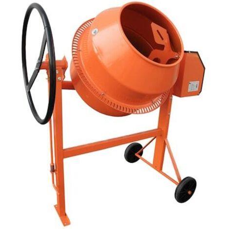 Altrad – Bétonnière électrique 130L – Moteur monophasé 700W – Malaxage 110L – Protection IP44 pour chantiers humides