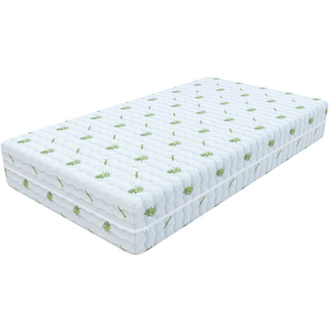 Matelas Select - Mousse haute résilience HR - Aloès Vera - Epaisseur 14cm (1/5)
