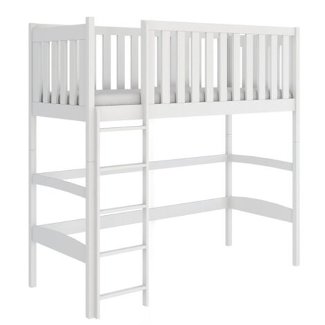Lit Mézzanine Laury 90x200 Blanc - blanc (1/4)