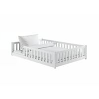Lit enfant Moti 140X200 Blanc - blanc