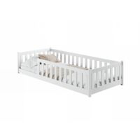 Lit enfant STELA 90x200 Blanc - blanc