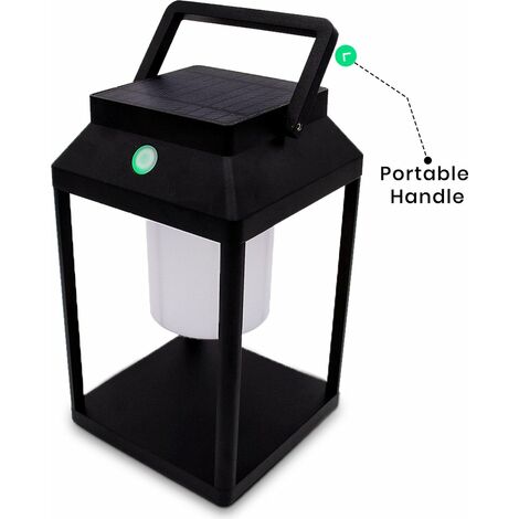 MaxxGarden Solarlampen für Außen 15x25 cm - IP54 - Gartendeko - Solar Außenleuchte - Solarleuchte mit Bewegungsmelder - Solarleuchten Außen - Solar Lamp Outdoor - Schwarz