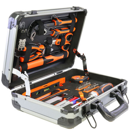 Fischer Darex – Coffret multi-outils 85 pièces – Outils en chrome vanadium – Garantie à vie – Pour travaux d'entretien maison (1/5)