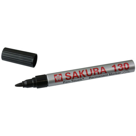Marqueur Pen-Touch 130 noir, Sakura (1/3)
