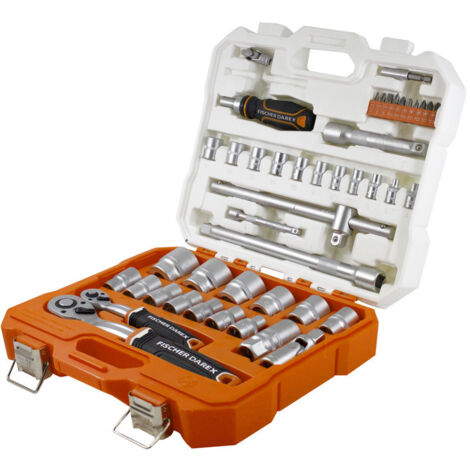 Coffret de serrage 1/4" 46 pièces (1/5)