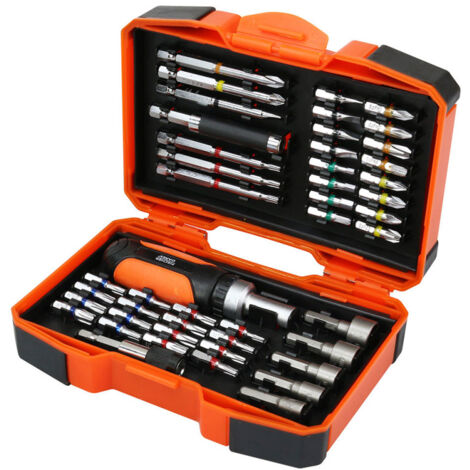 Coffret tournevis porte embout cliquet + embouts