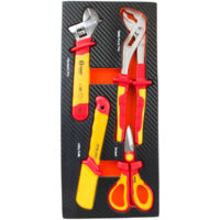 Module mousse 4 outils VDE 1000V pour servante d'atelier