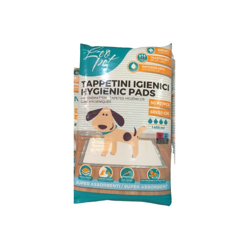 Tappetino Assorbente Lavabile Per Cani 70x60cm - Antiscivolo E Impermeabile