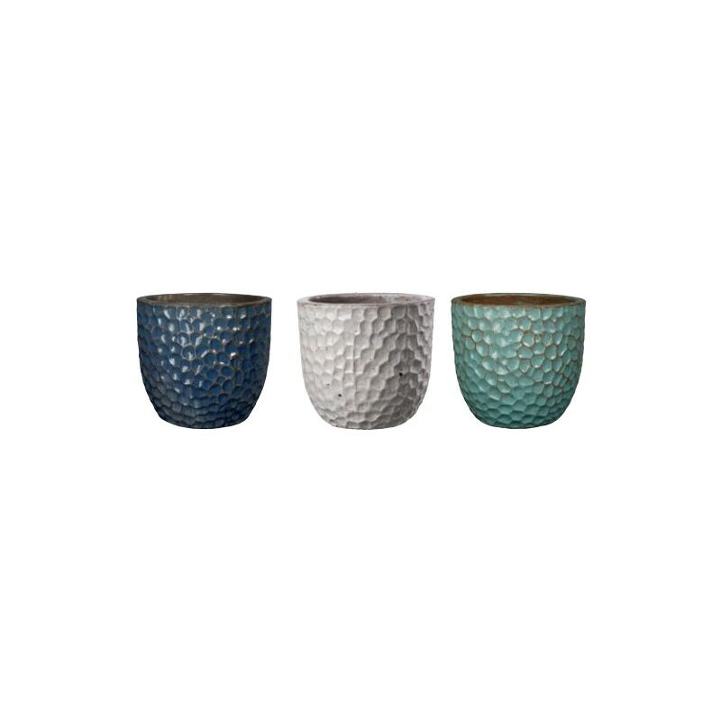 Vaso rotondo ceramica 3 ass. — Vasi per Piante